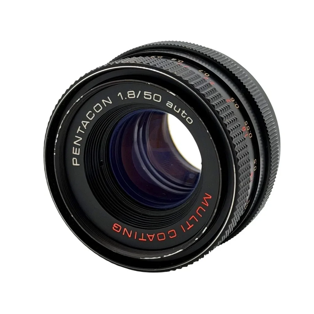 Pentacon 50mm f1.8 Auto Multi Coating M42 Mount Prime Lens *Aperture Issue Read*